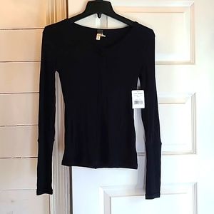 Free People long sleeve henley